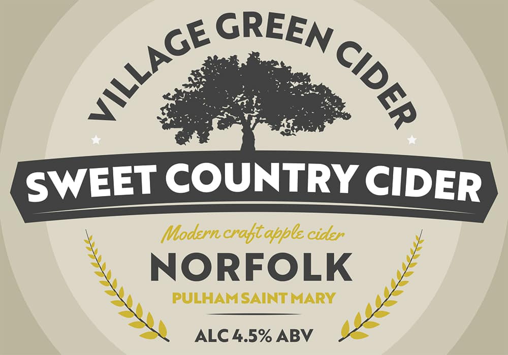 Norfolk Sweet Cider Box Label