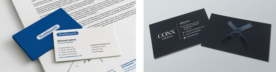Website Launch Business Cards